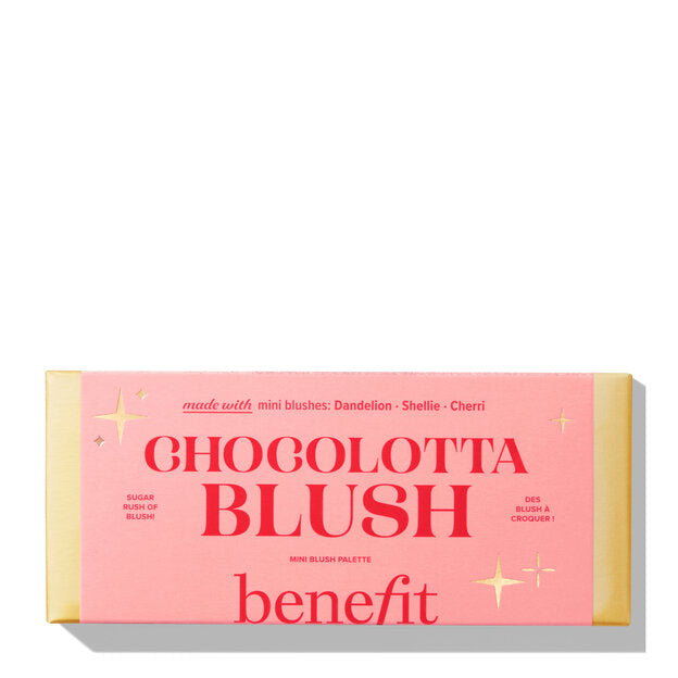Benefit Cosmetics Chocolotta Blush Palette - Dandelion, Shellie and Cherry Blushers Worth Over £49