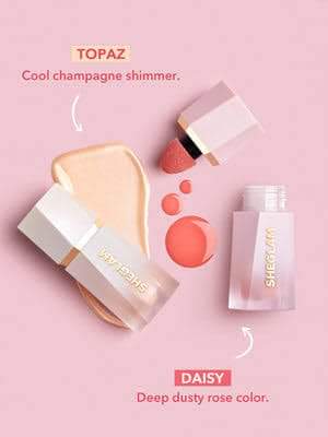 SHEGLAM X NOOR STARS LIQUID BLUSH & HIGHLIGHTER KIT