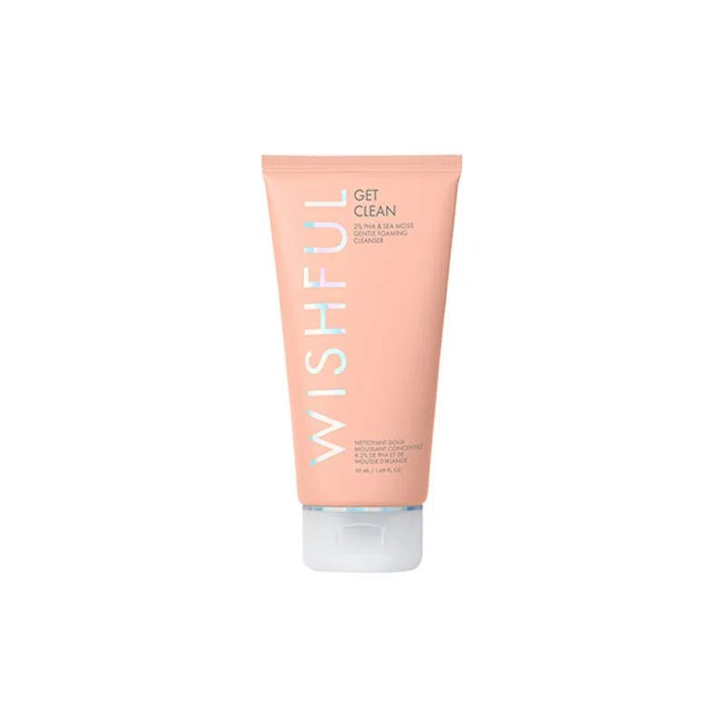 WISHFUL Get Clean 2% PHA & Sea Moss Gentle Foaming Cleanser (50ml)