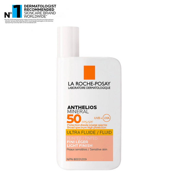 LA ROCHE ANTHELIOS MINERAL TINTED ULTRA FLUID SPF 50 FACIAL SUNSCREEN 50ml