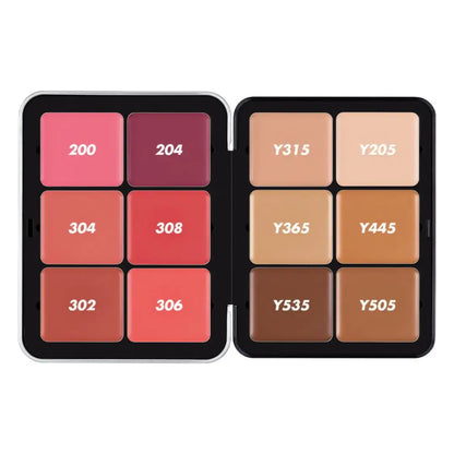 Make Up For Ever Ultra HD  Cover Cream Blush and face Palette harmony2