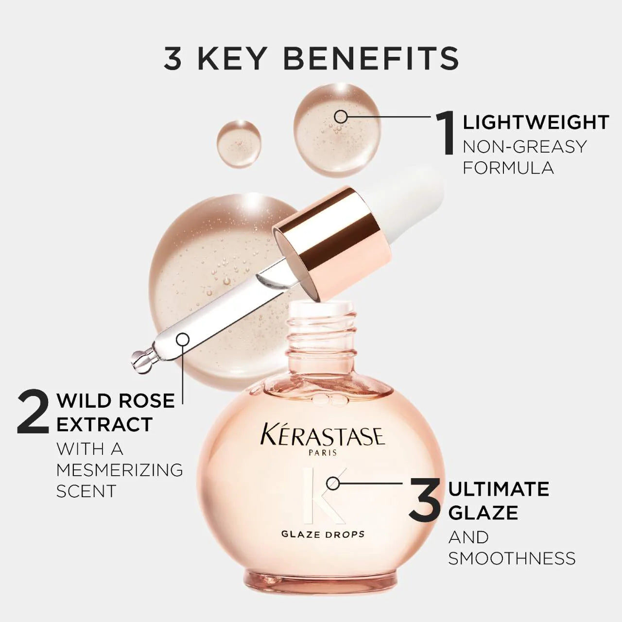 Kerastase Gloss Absolu Glaze Drops Anti-Frizz Hair Oil 45ML