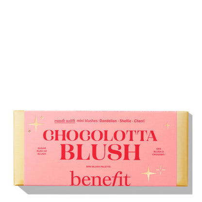 Benefit Cosmetics Chocolotta Blush Palette - Dandelion, Shellie and Cherry Blushers Worth Over £49