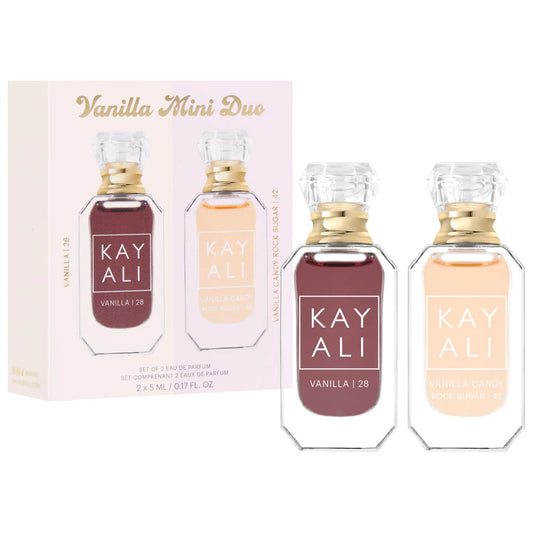 Mini Vanilla Perfume Duo Set-travel-sized vanilla perfume-vanilla fragrance pairing