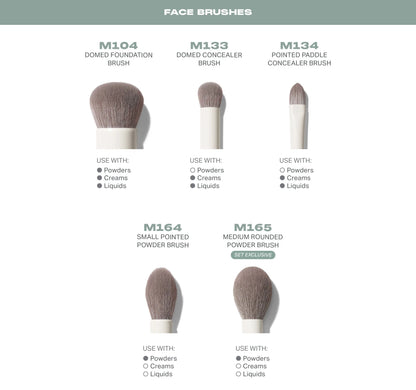 MORPHE Ready, Set, Pro 16-Piece Face & Eye Brush Set