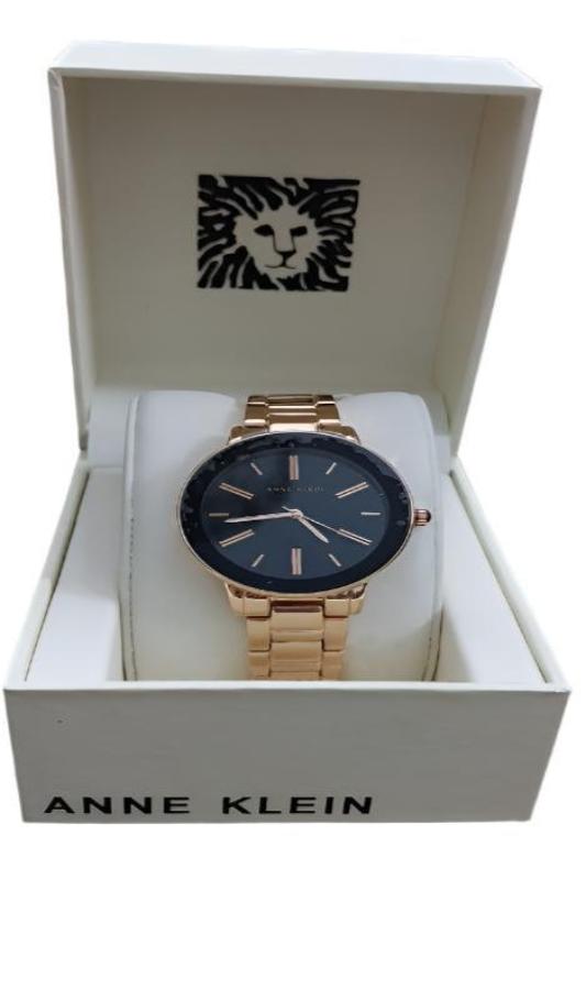 Anne Klein  Golden & Black Accent | Stainless Steal | 37mm