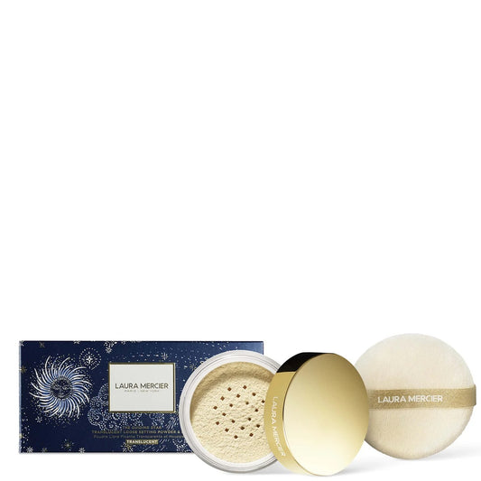 Laura Mercier The Guiding Star Translucent Loose Setting Powder & Puff - Honey