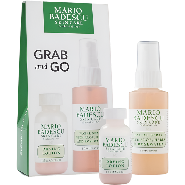 Mario Badescu Facial Spray with Aloe, Herbs and Rose Water for All Skin Types, Face Mist that Hydrates, Rejuvenates & Clarifies