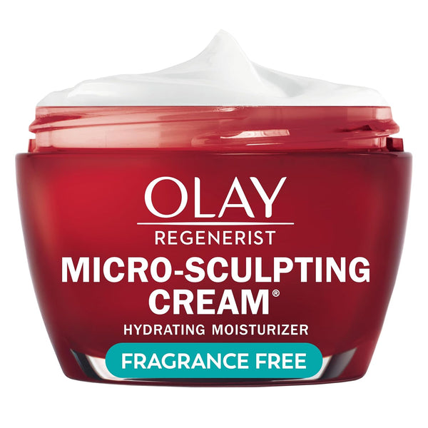 Olay Face Moisturizer, Regenerist Micro-Sculpting Cream for Women, Fragrance-Free