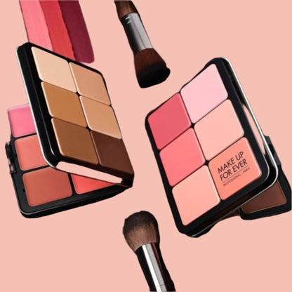 Make Up For Ever Ultra HD  Cover Cream Blush and face Palette harmony2