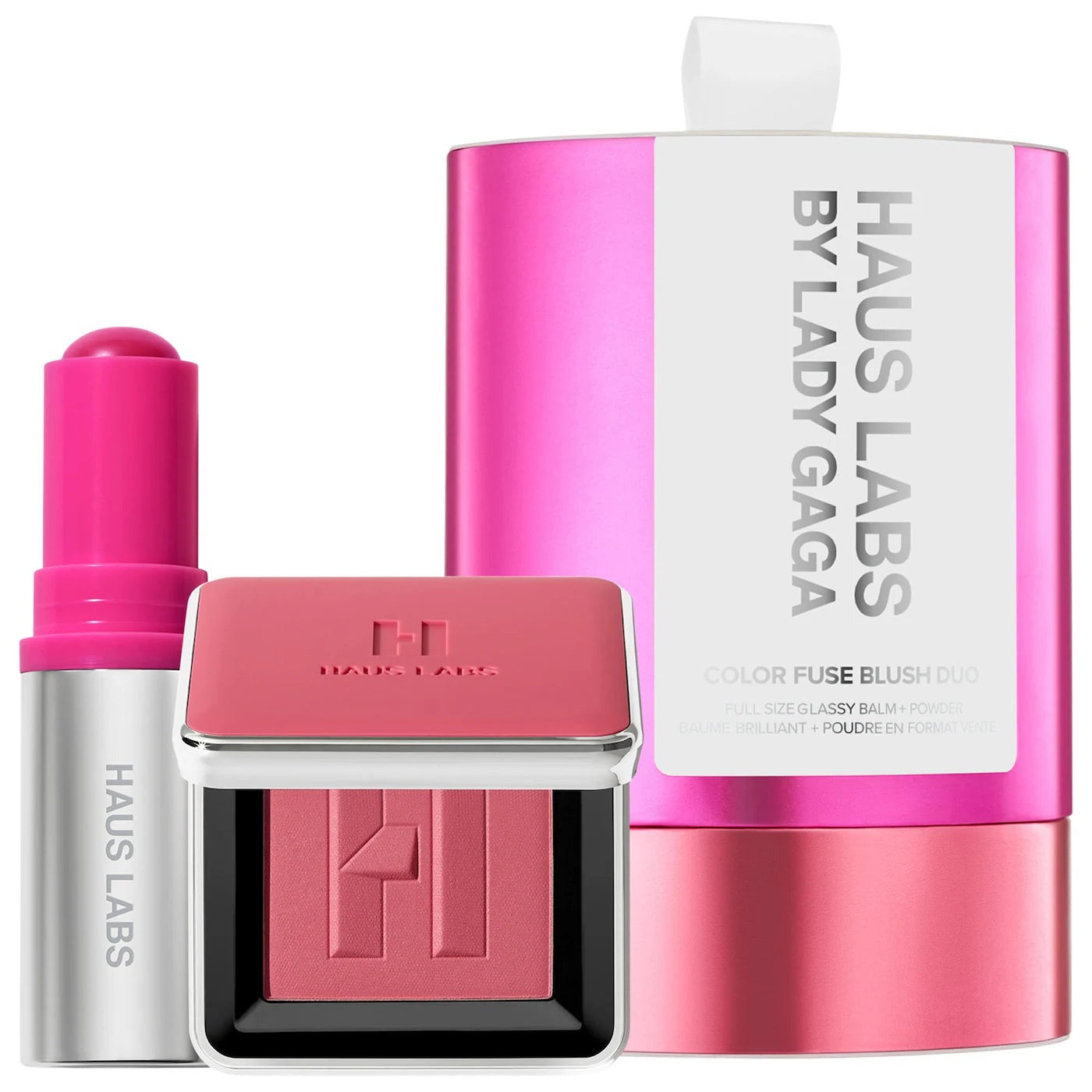 HAUS LABS BY LADY GAGA  Color Fuse Talc-Free Blush Powder With Fermented Arnica
