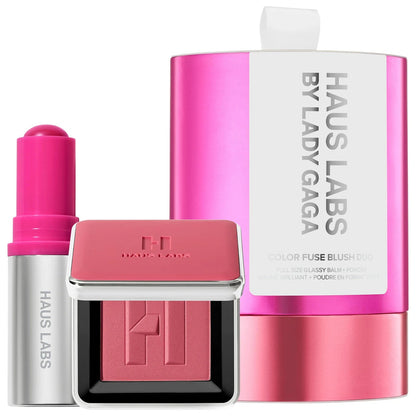 HAUS LABS BY LADY GAGA  Color Fuse Talc-Free Blush Powder With Fermented Arnica