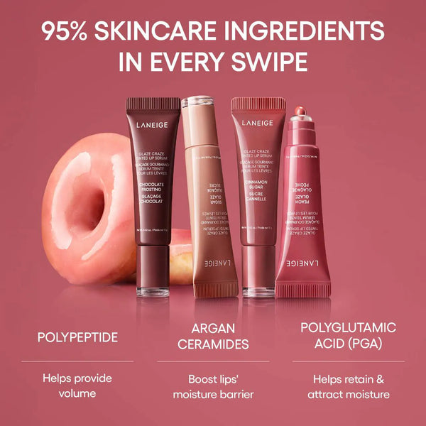 Laneige Glaze Craze Tinted Polypeptide Lip Serum O.42 0Z (12G)