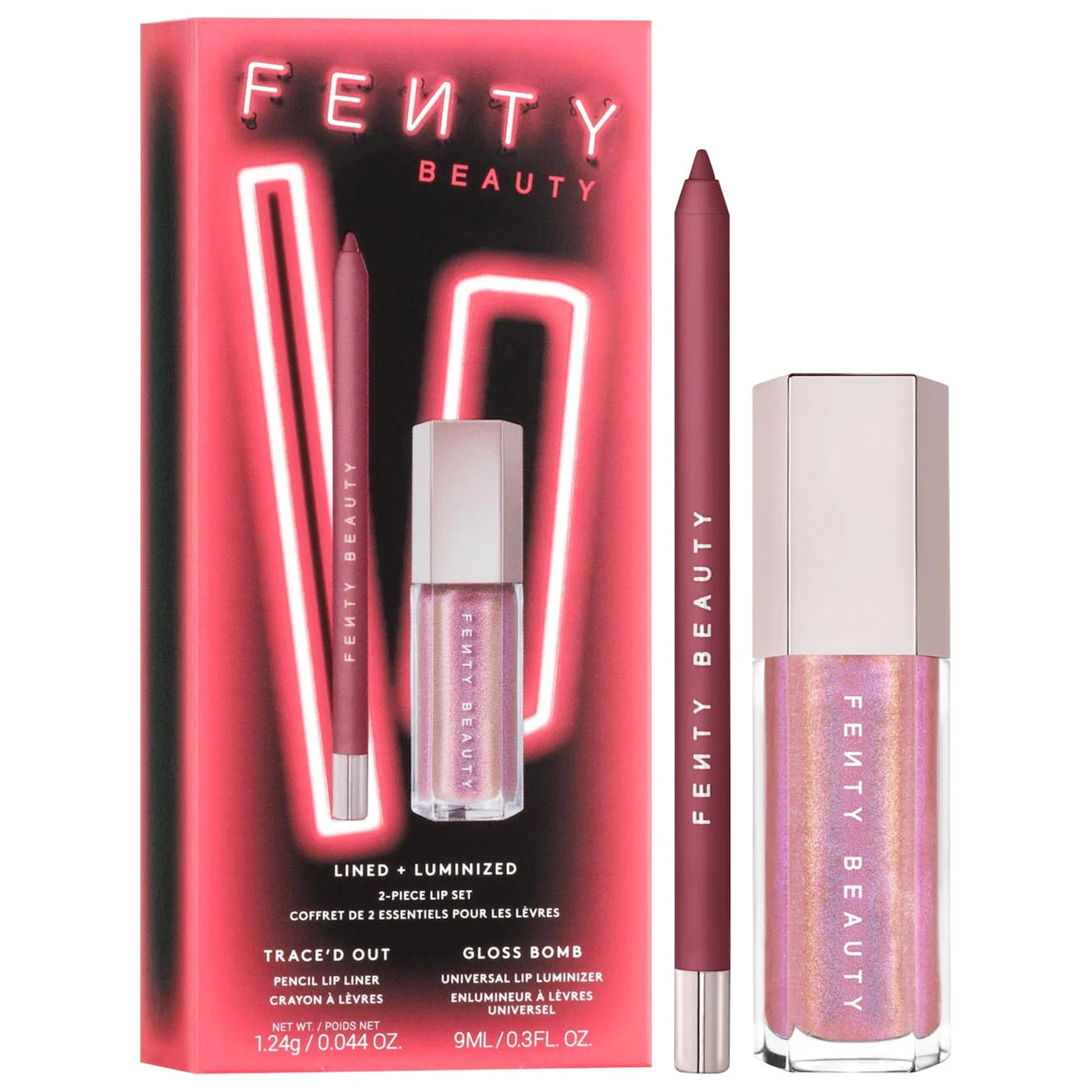 FENTY Lined + Luminized 2-Piece Lip Set