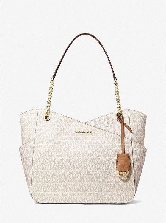 MICHAEL MICHAEL KORS Jet Set Large Logo Shoulder Bag Style# 35F1GTVT3B - SemBliss
